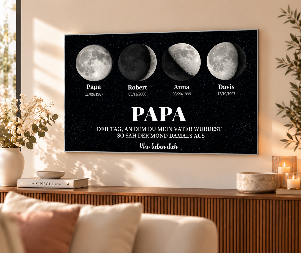 Moon Poster - Konfigurierbar