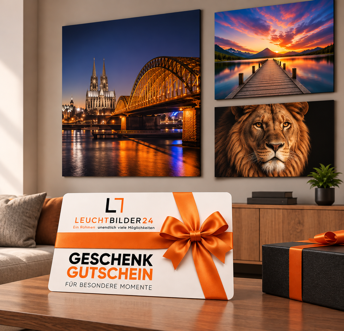 Leuchtbilder24 Geschenkgutschein