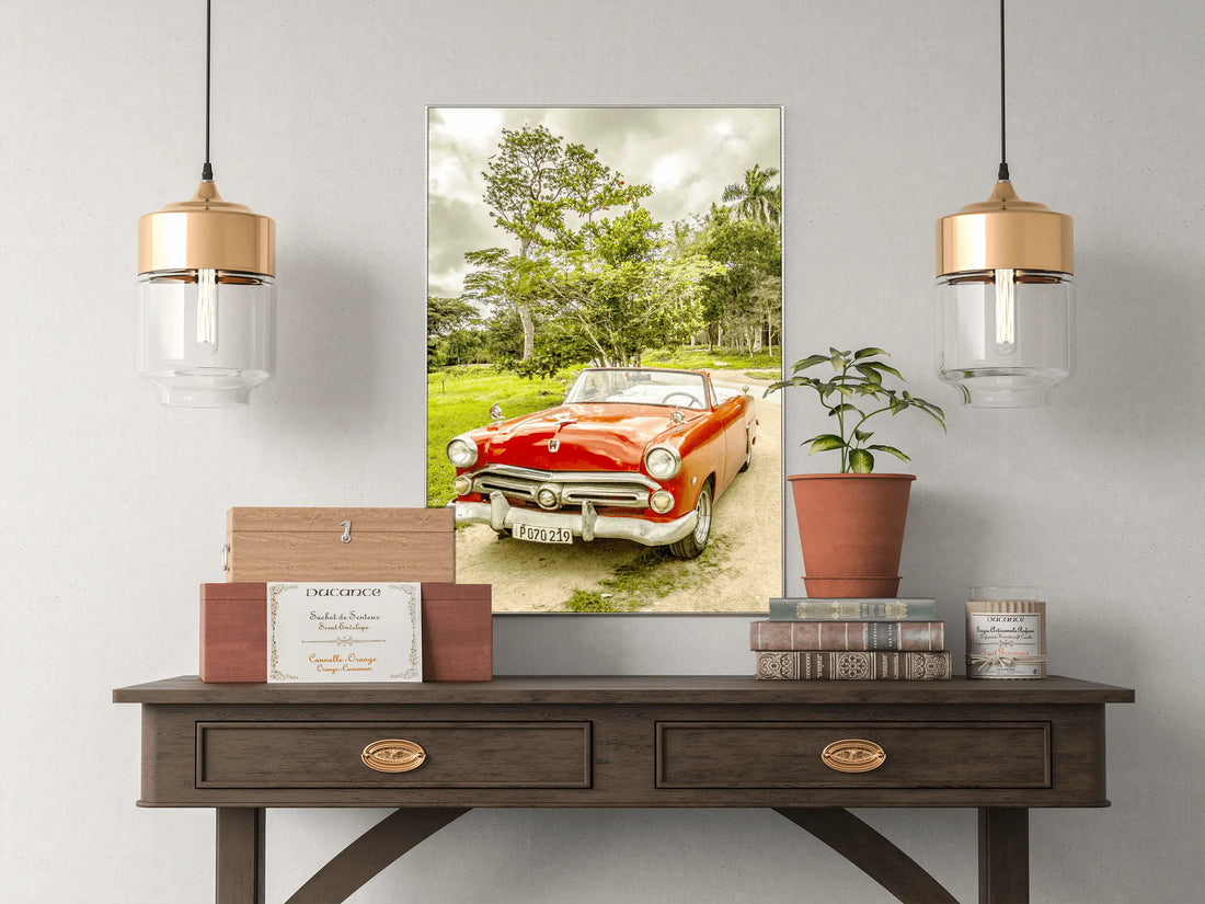 Oldtimer-Leuchtbild